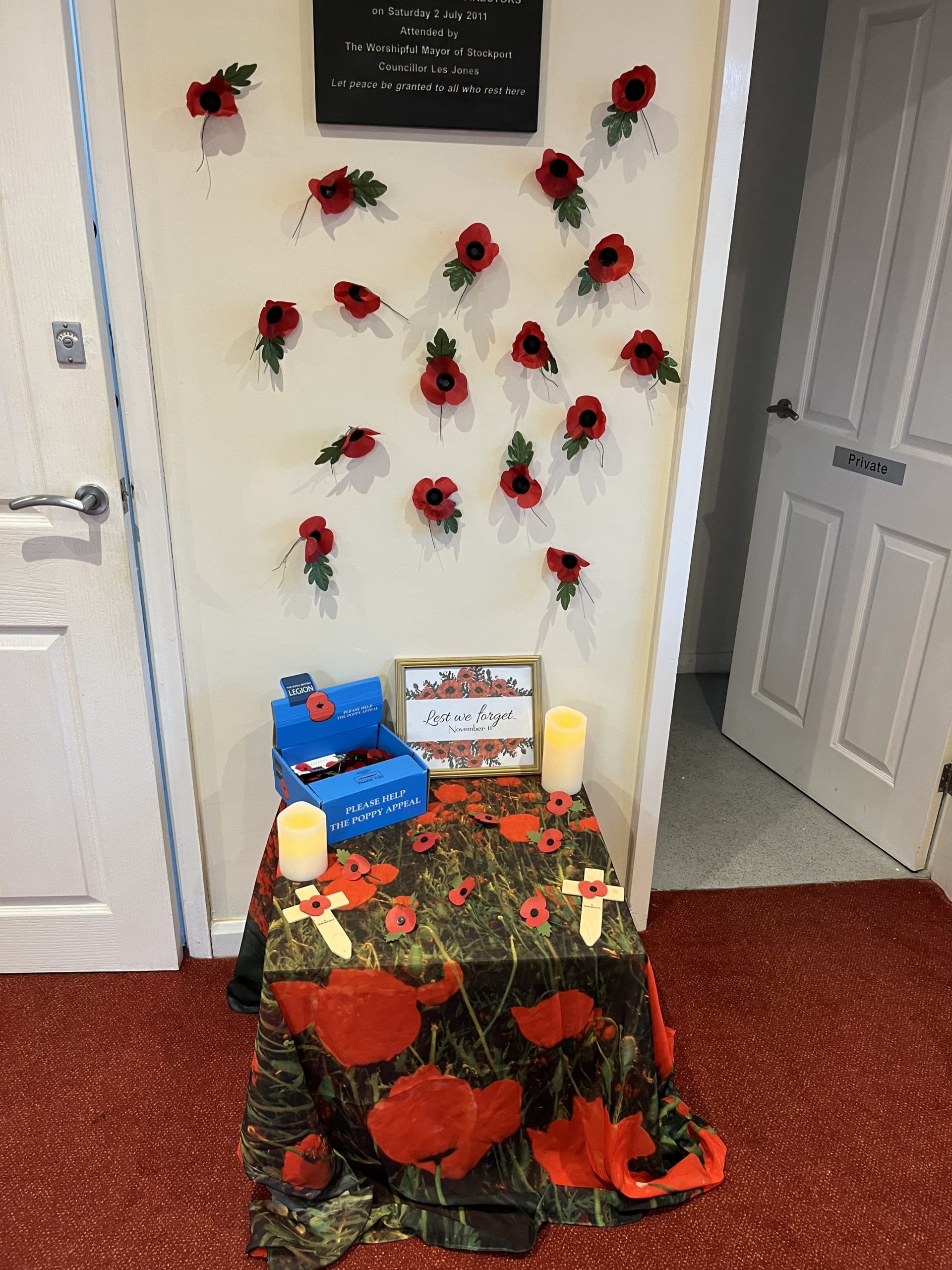 Remembrance Day Window